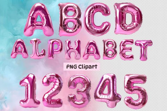 Download 3D Foil Balloon Alphabet Clipart, Letter - Balloon Collection