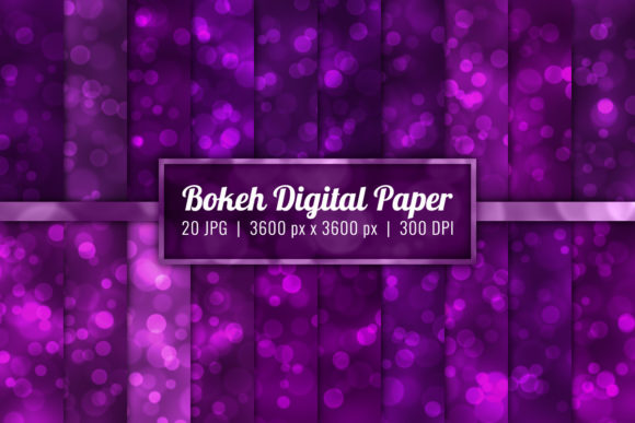 Download Bokeh Background Digital Paper Set-39 - Background digital paper set Collection