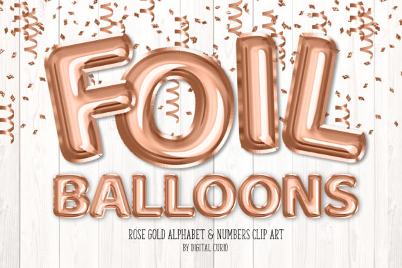 Download Rose Gold Foil Balloon Alphabet - Balloon Collection