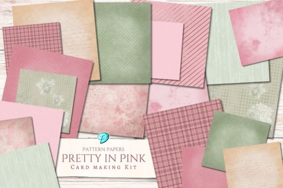 Download Pretty in Pink Digital Pattern Papers - Pink digital pattern Collection