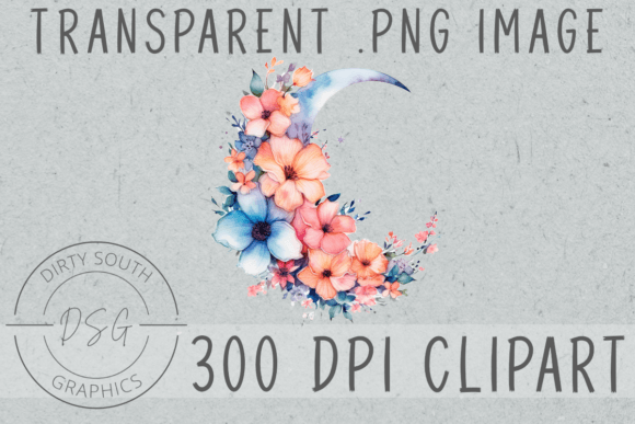 Download Watercolor Moon Clip Art - Clip art Collection