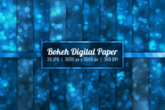 Download Bokeh Background Digital Paper Set-43 - Background digital paper set Collection